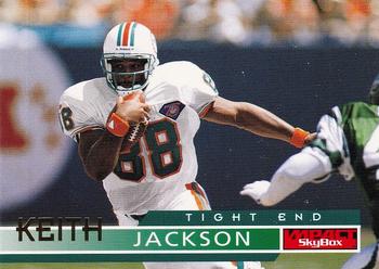 Keith Jackson Miami Dolphins 1995 SkyBox Impact NFL #82
